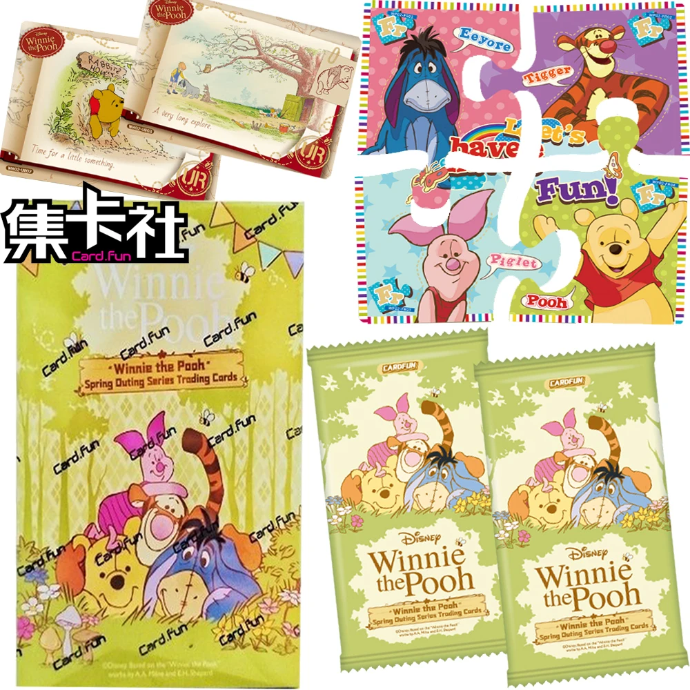 

Genuine CARD.FUN Winnie The Pooh Collection Cards Friends Joyful Gathering Exquisite Art Anime Character Cards Gift for Children