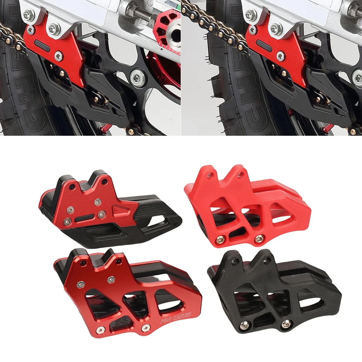 Motorcycle CNC Aluminum Chain Guide Guard Protector For Honda CRF250L CRF250M CRF300L RALLY CRF125F CRF230F CRF250F Universal