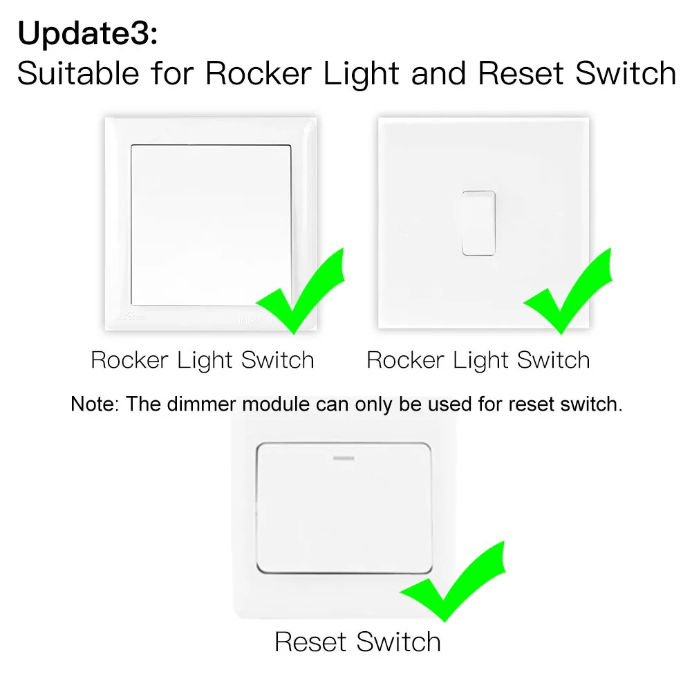 Light Switch Module Zigbee 3.0 RF 433 Mhz Dimmer Relay Automation Wireless Remote Control Smart Life Tuya Alexa Google Home Mose