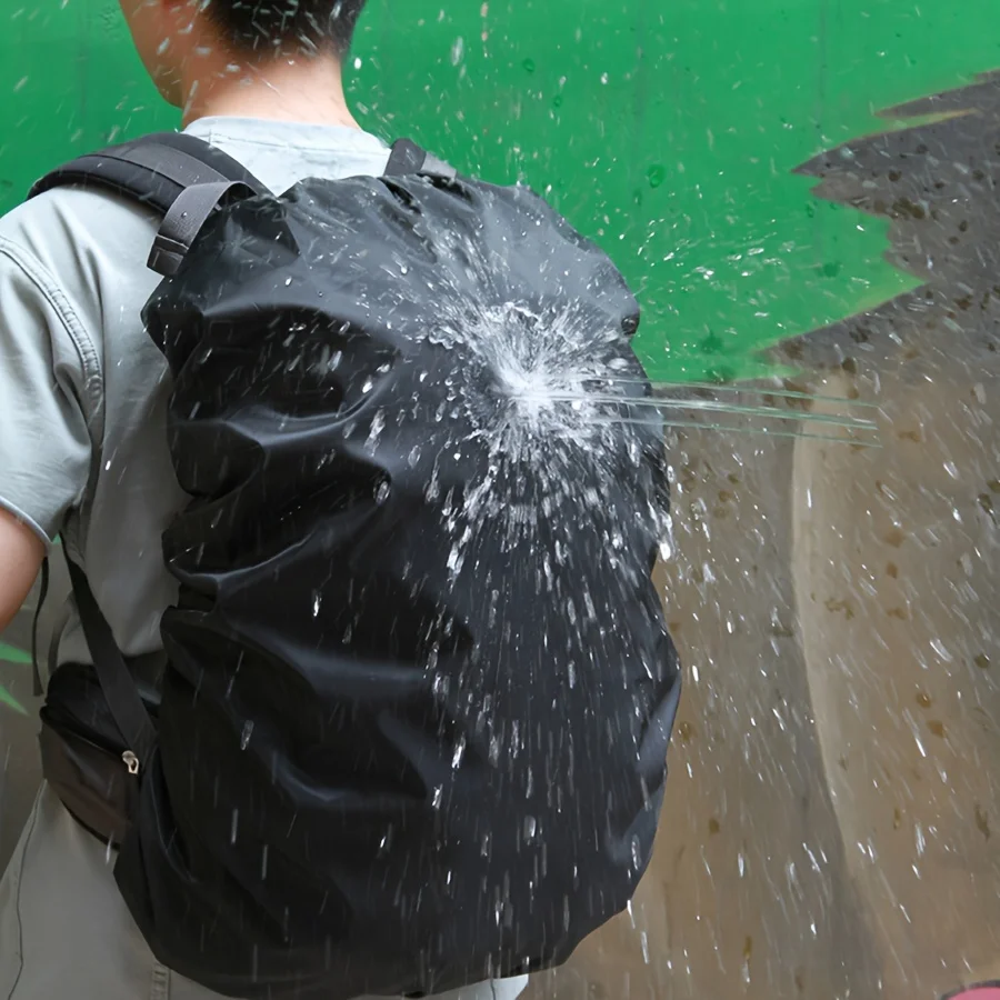 1pc Waterproof Backpack Rain Cover, Dustproof Protector for Cycling, School & Outdoor Hiking Backpacks for Students Adults