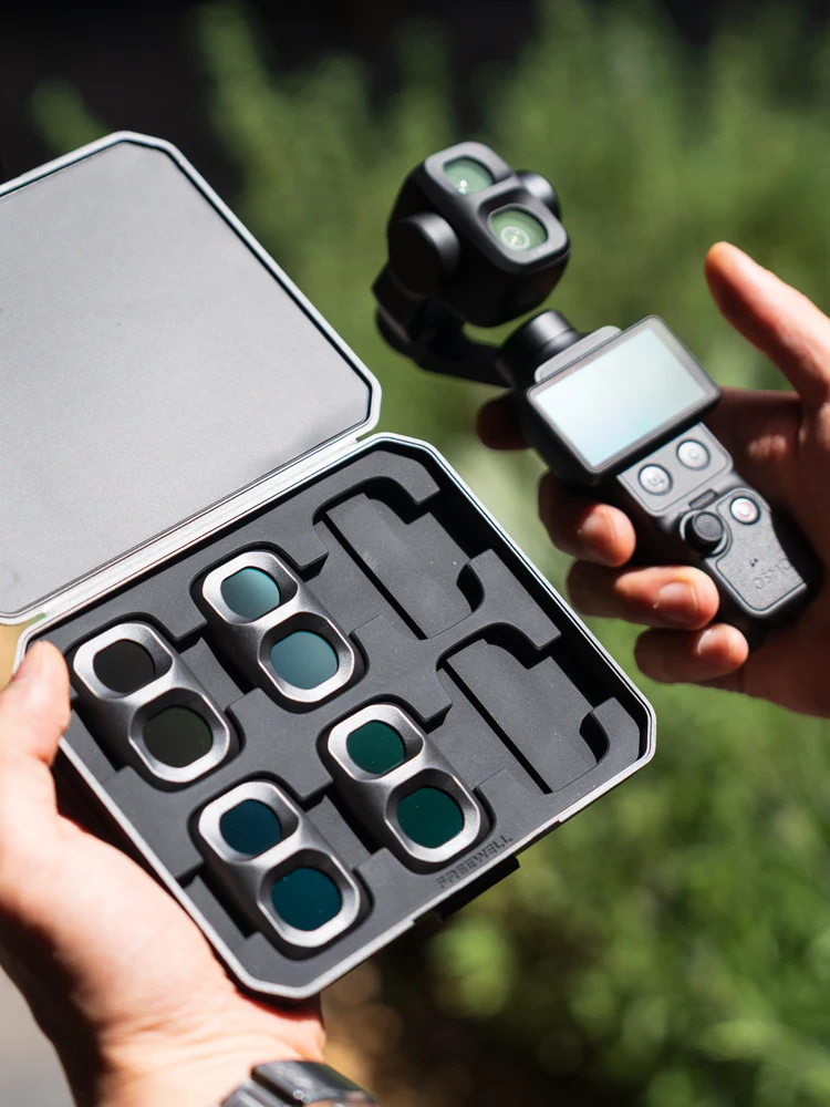 Zestaw filtrów Freewell 4 Pack, opcje biało-czarne, ND/PL, LPR, Glow Mist, filtry CPL do DJI Osmo Pocket 4P ＆ Xtra Muse 2 Pro — zdjęcie produktu 7