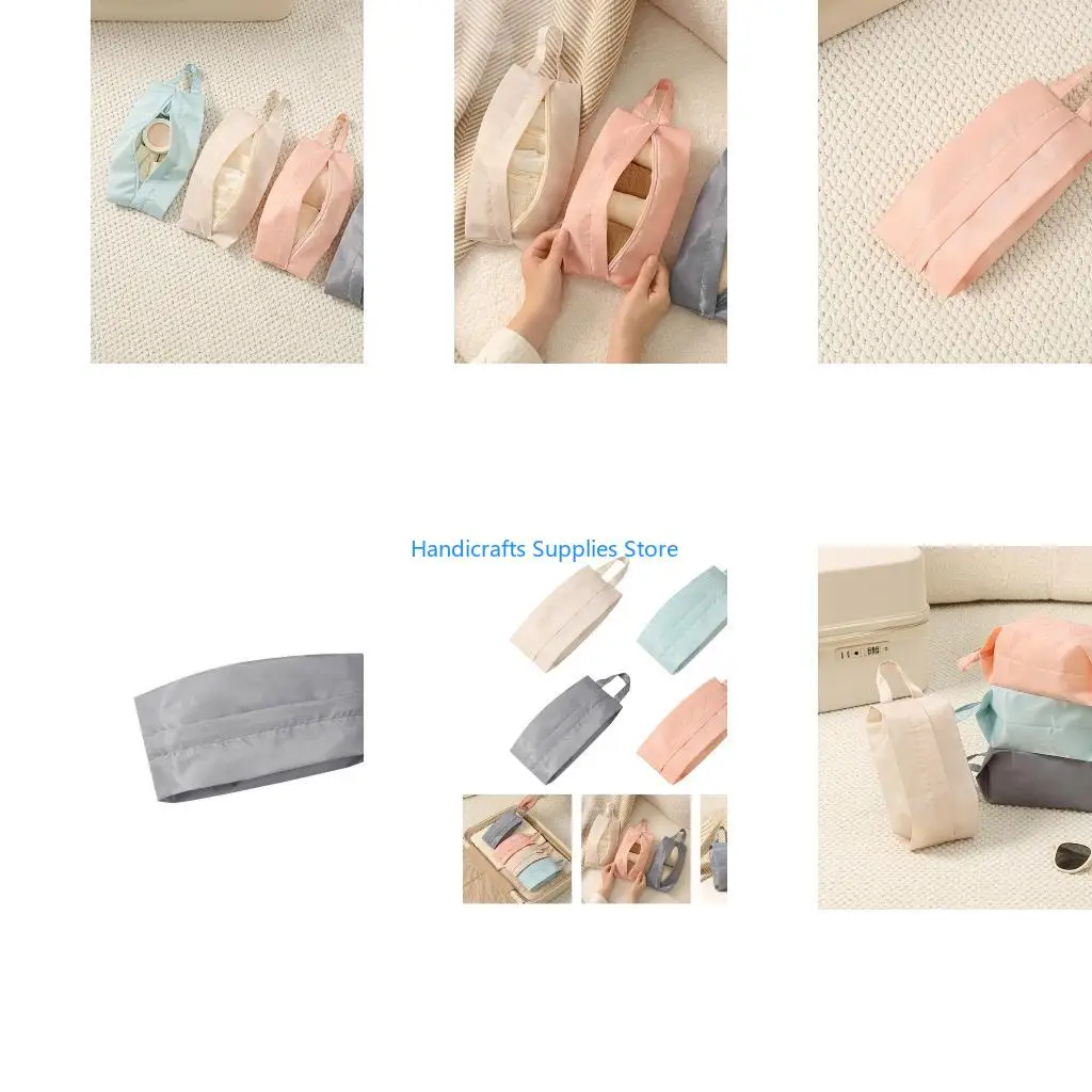 R1WA Foldable Undergarment Storage Organiser Breathable Bag For Backpacks Luggage