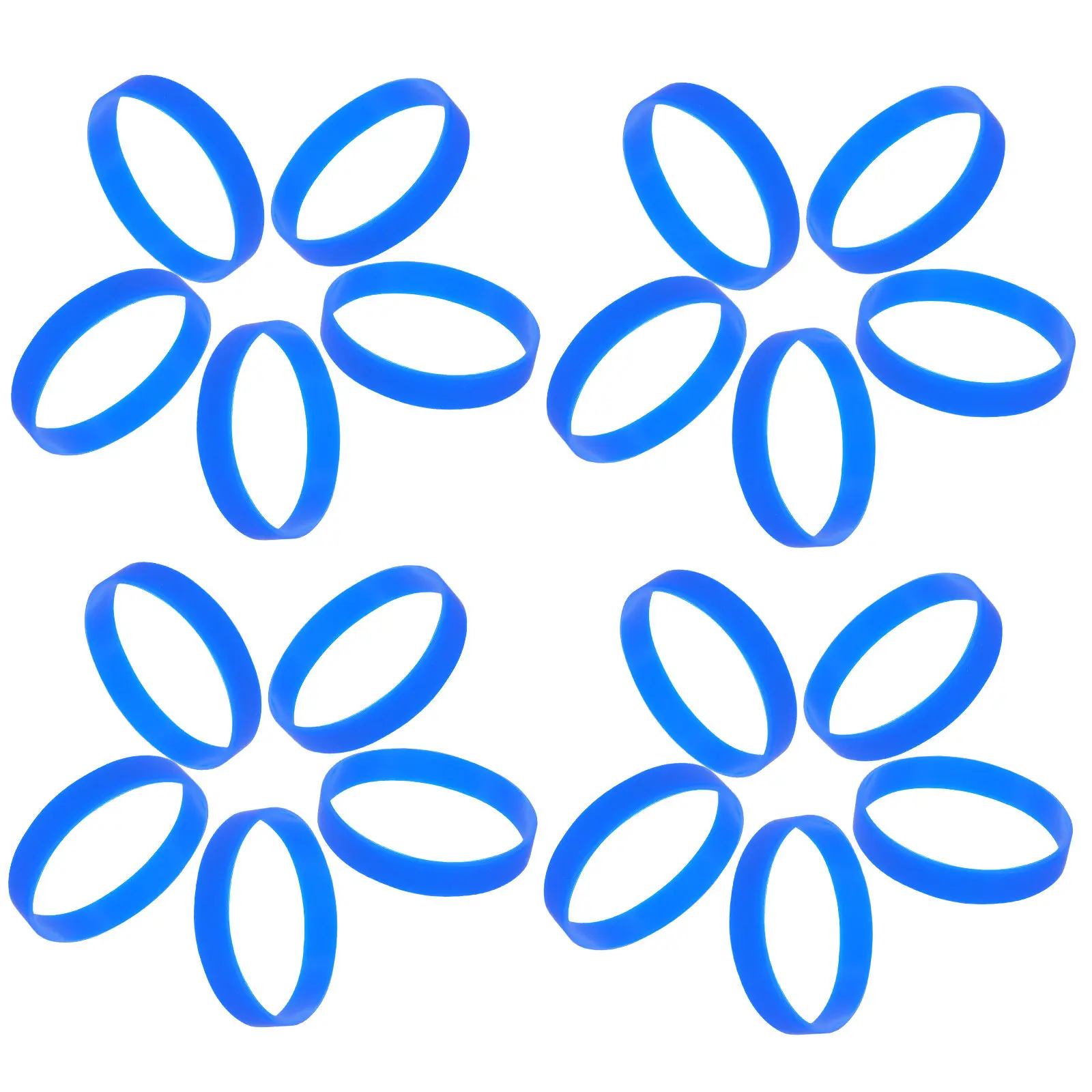 

Набор из 25 силиконовых браслетов: стильные однотонные спортивные браслеты для активного отдыха, школьных лагерей и корпоративных мероприятий