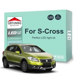 10Pcs Cars Accessories For Suzuki S-Cross 2013-2019 2020 2021 2022 2023 Canbus Dome ​License Plate LED Interior Light Bulb Kit
