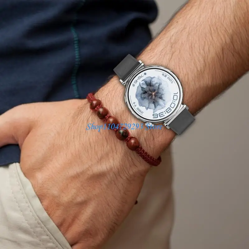 

Y2GD Universal 18MM PU Leather Strap Classical Leather Band Comfortable for Watch GT5