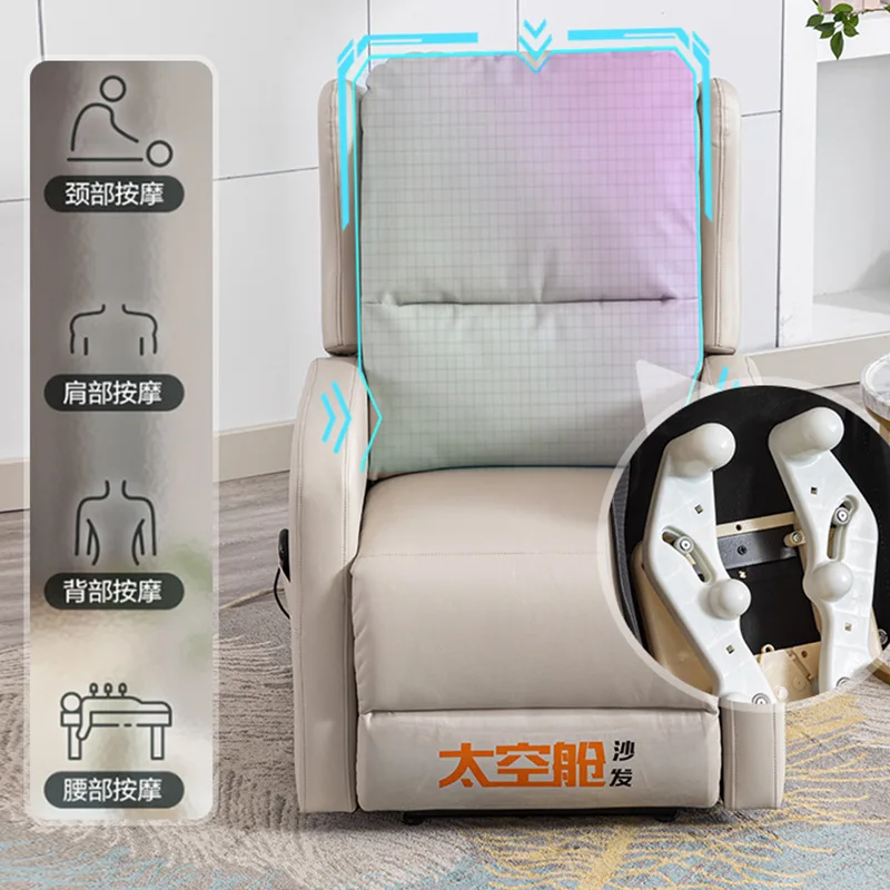 

XL Single Electric Sofa Chair Multi-Functional Human Imitation Kneading Reclining