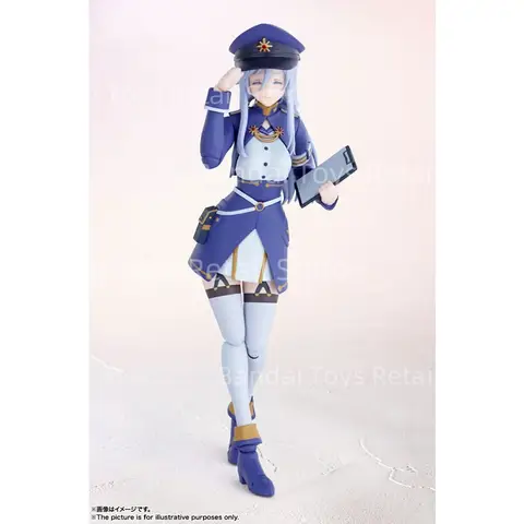 100 % original Bandai SHFiguarts SHF 86 Eighty Six Vladilena Milize i lager Anime Actionfigurer modellleksaker 10 best sales 86 åttio animefigurer - №4