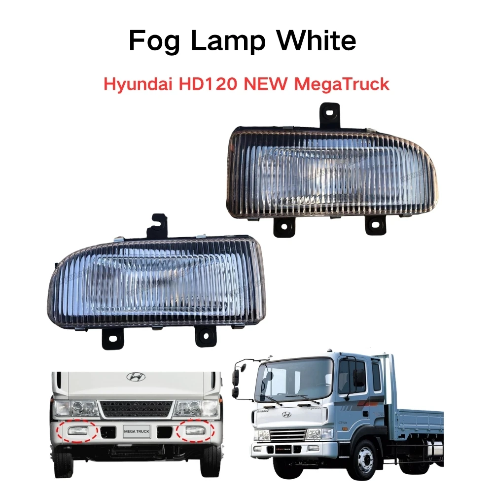 fdong製、フォグランプ（白色）1個。ヒュンダイhd120-new-mega-truck用、品番：992201-6a000、922016b000。