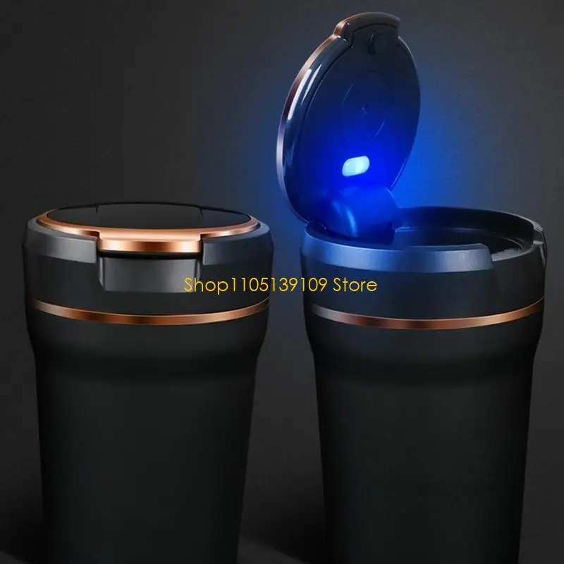تصميمات حديثة LED LED Car منفضة سجائر خفيفة الوزن مع الضوء LED مع ضوء LED #2