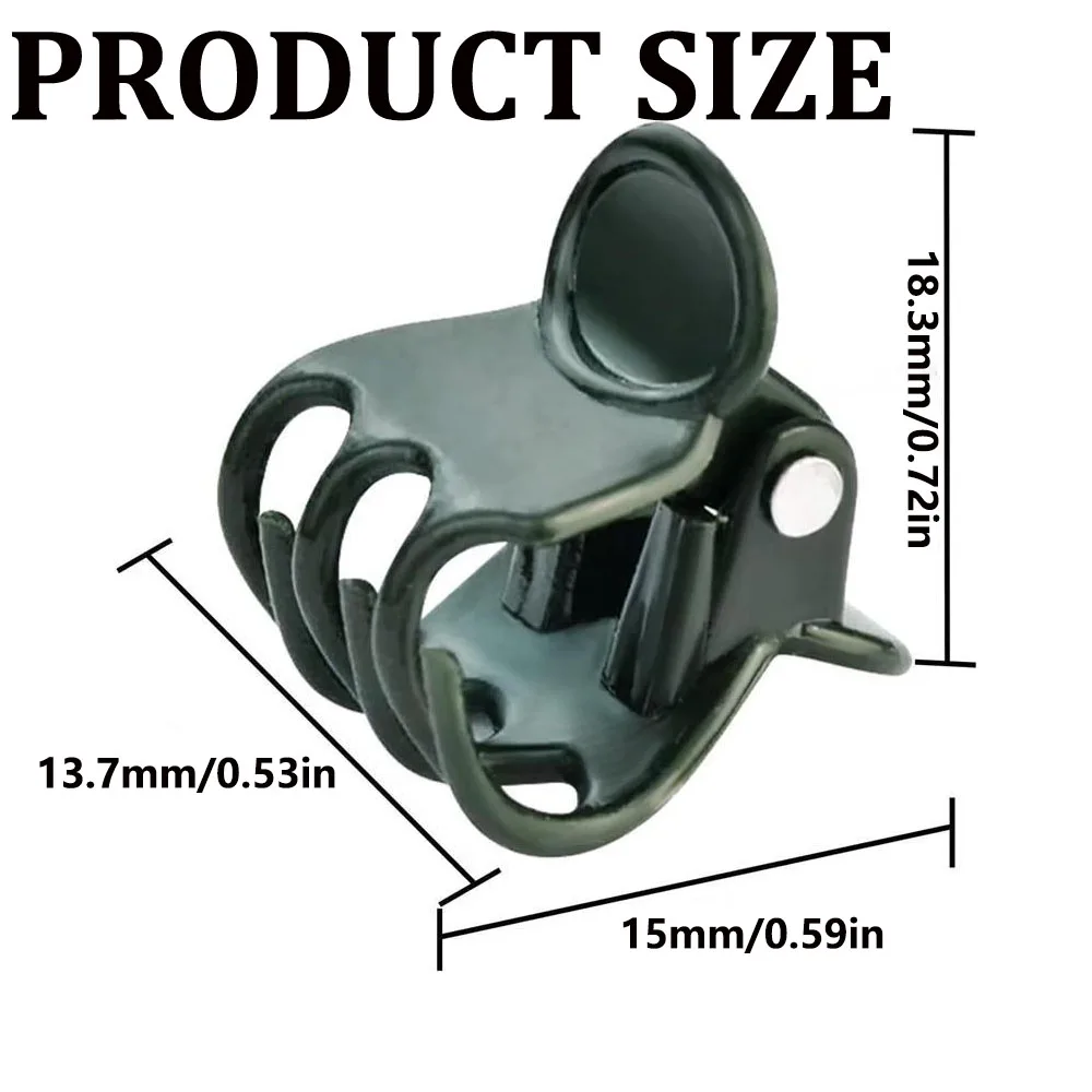 20/30/50PCS 6-Claw Plant Clips Climbing Vine Stem Clasp Tied Dark Green Orchid Flowers Support Clamp Bundle Branch Garden Tools