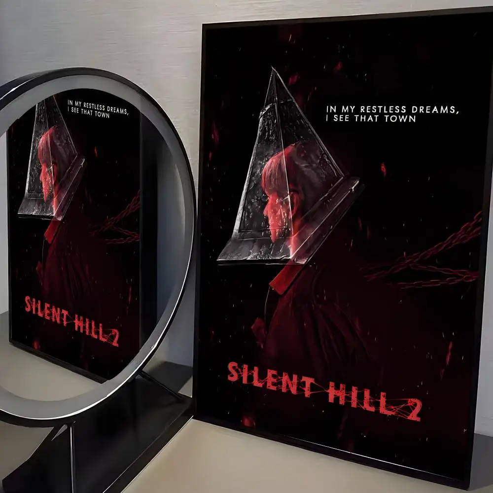 Klassisches Spiel S-Silent Hill 2 Poster, moderne minimalistische Wandkunstdrucke für Schlafzimmer, Wohnzimmer, Heimdekoration, Inneneinrichtung, Geschenk – Detail 17