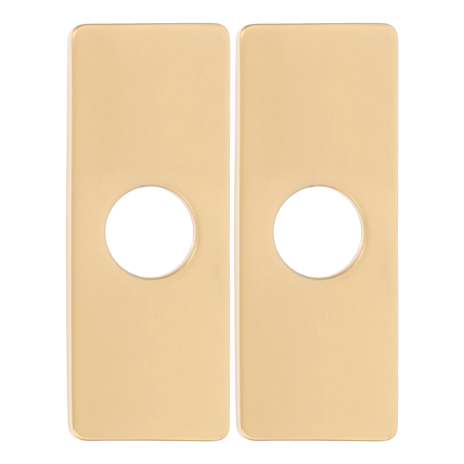 2 قطعة صنبور Escutcheons لوحة الحمام بالوعة المطبخ ثقب يغطي تصميم أنيق دائم موثوقة أداء طويل الأمد