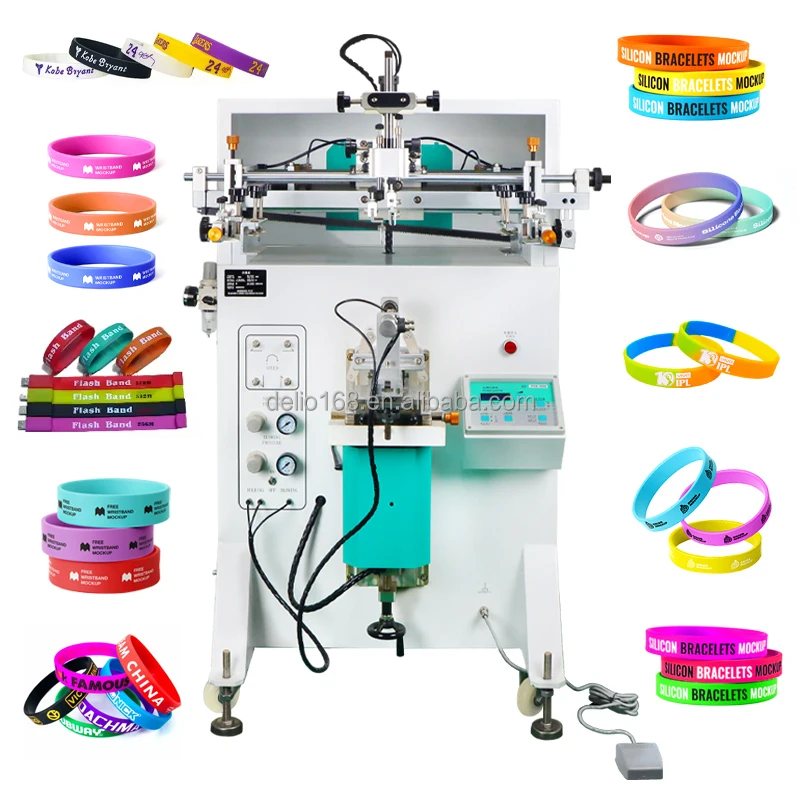 

Deliou Hot Sale Semi-Automatic Curved Surface Plastic Cup Silk Screen Printing Machine Cup Printer