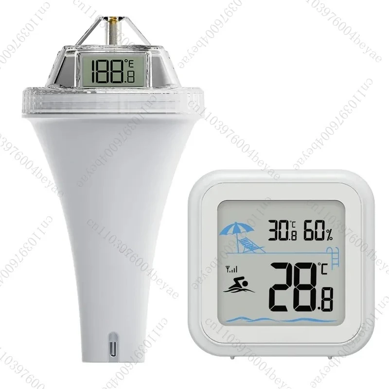 New Swimming Pool Wireless Thermometer Water Temperature Meter Bathtub Floating