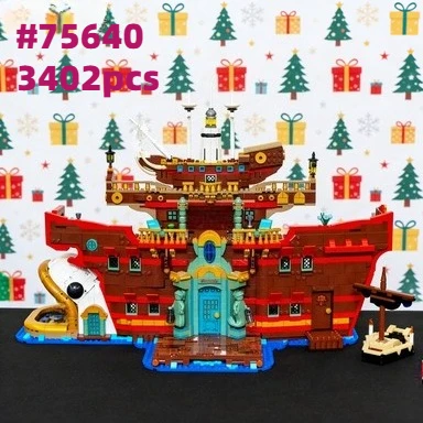 

Restaurant Sailing on The Sea Building Blocks Sets 75640 Compatible with Legoed Particles Suitable for Christmas Gifts 3402pcs