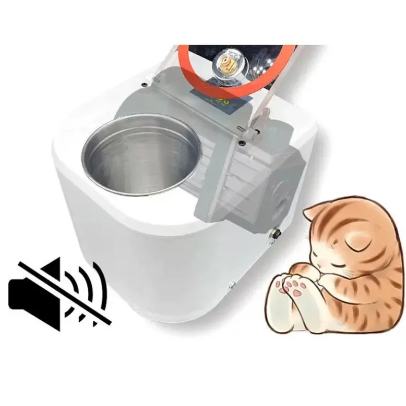 Integrated Vacuum Defoaming Machine Digital Display Air Remover for Epoxy Resin Silicone Mold Casting DIY Crafts