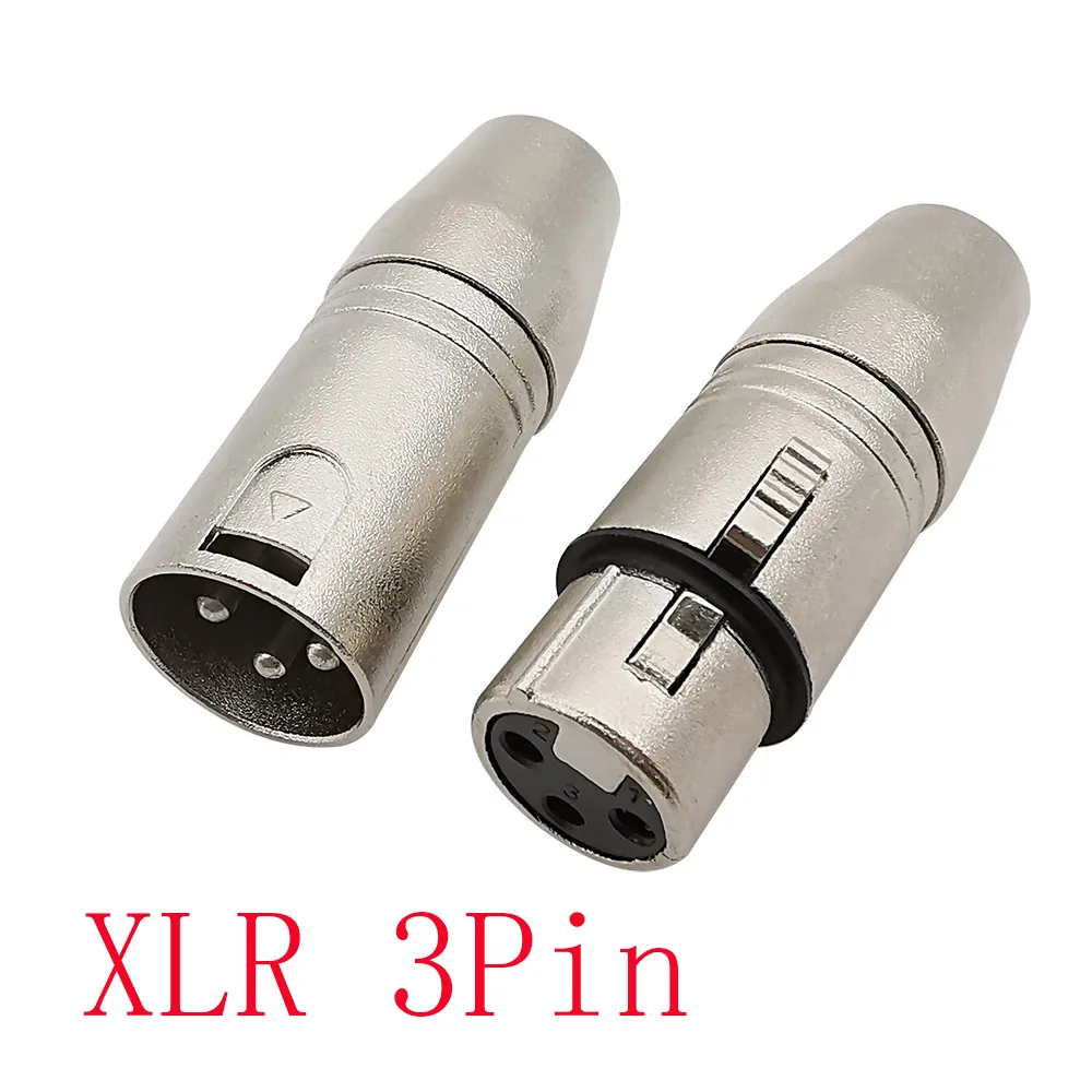 XLR 3Pin Male Plug Socket to 3.5mm TRS 1/8