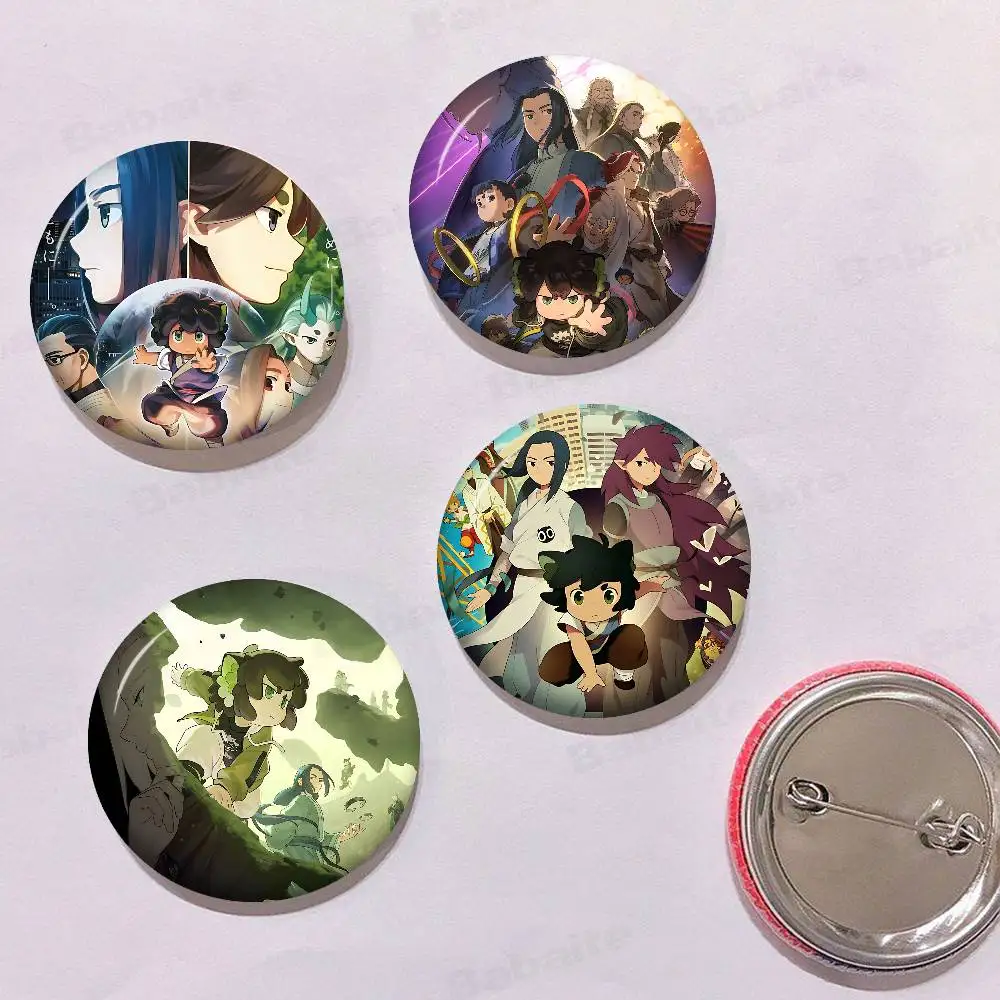 The L-Legend Of H-Hei Animated Movie 32/44/58mm Round Cartoon Brooches Handmade Pins For Backpack Jewelry Accessories Gifts