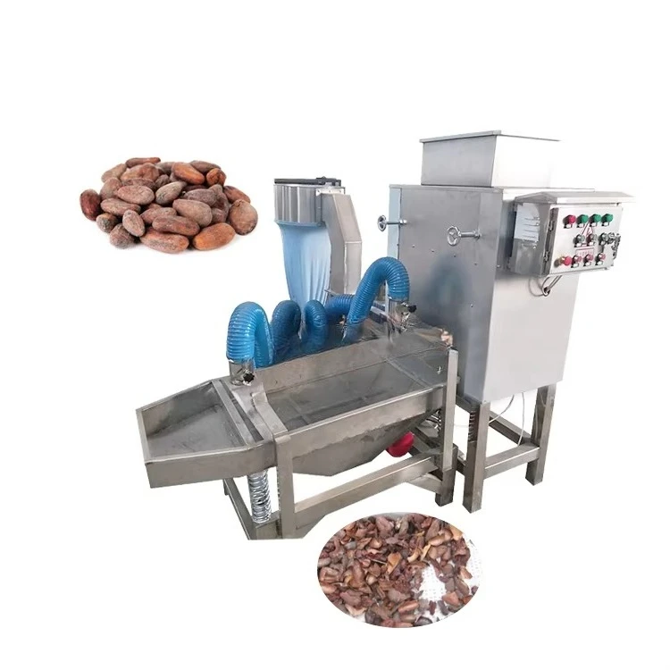 High-Peeling Rate Cocoa Bean Huller New Condition Chocolate Making Machine for Nuts Fruits Vegetables