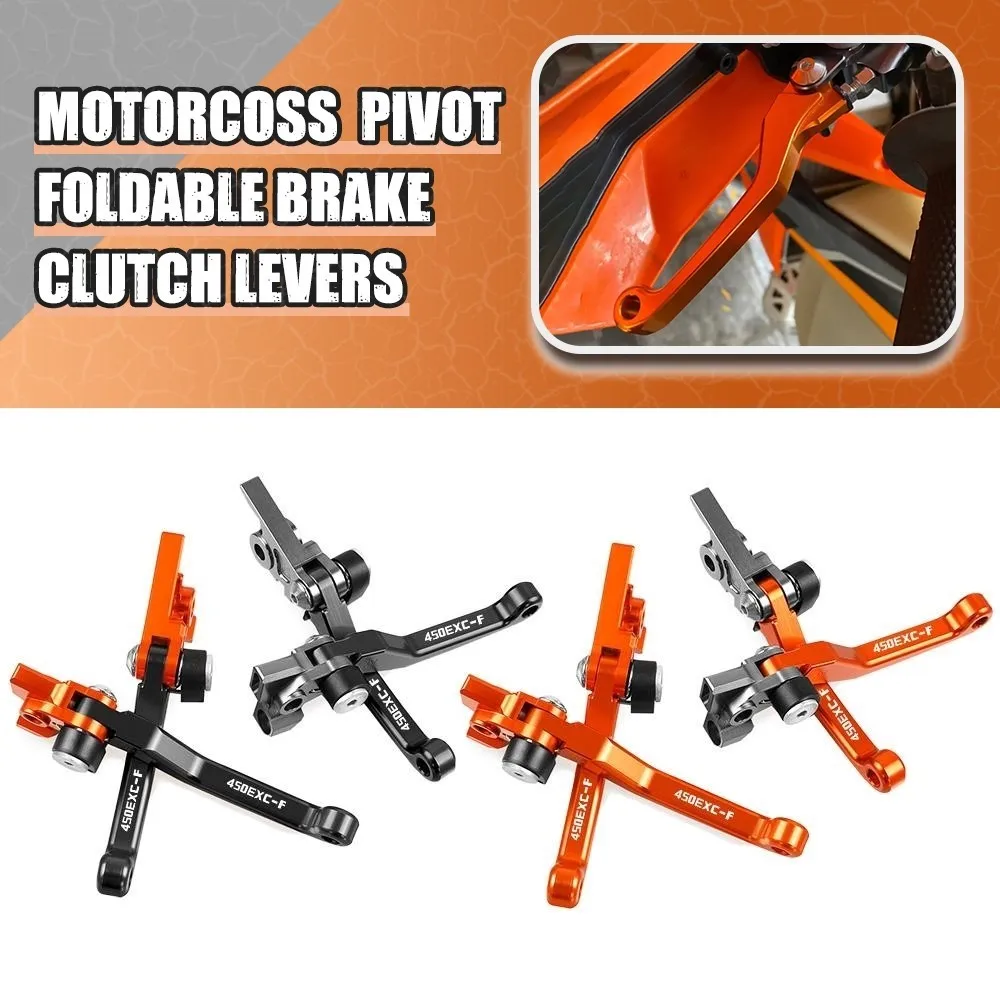 

For KTM 450EXCF 450 EXCF 2014 2015 2016 2017 2018 2019 2020 2021 2022 Foldable Pivot DirtBike Brake Clutch Levers Handle Lever