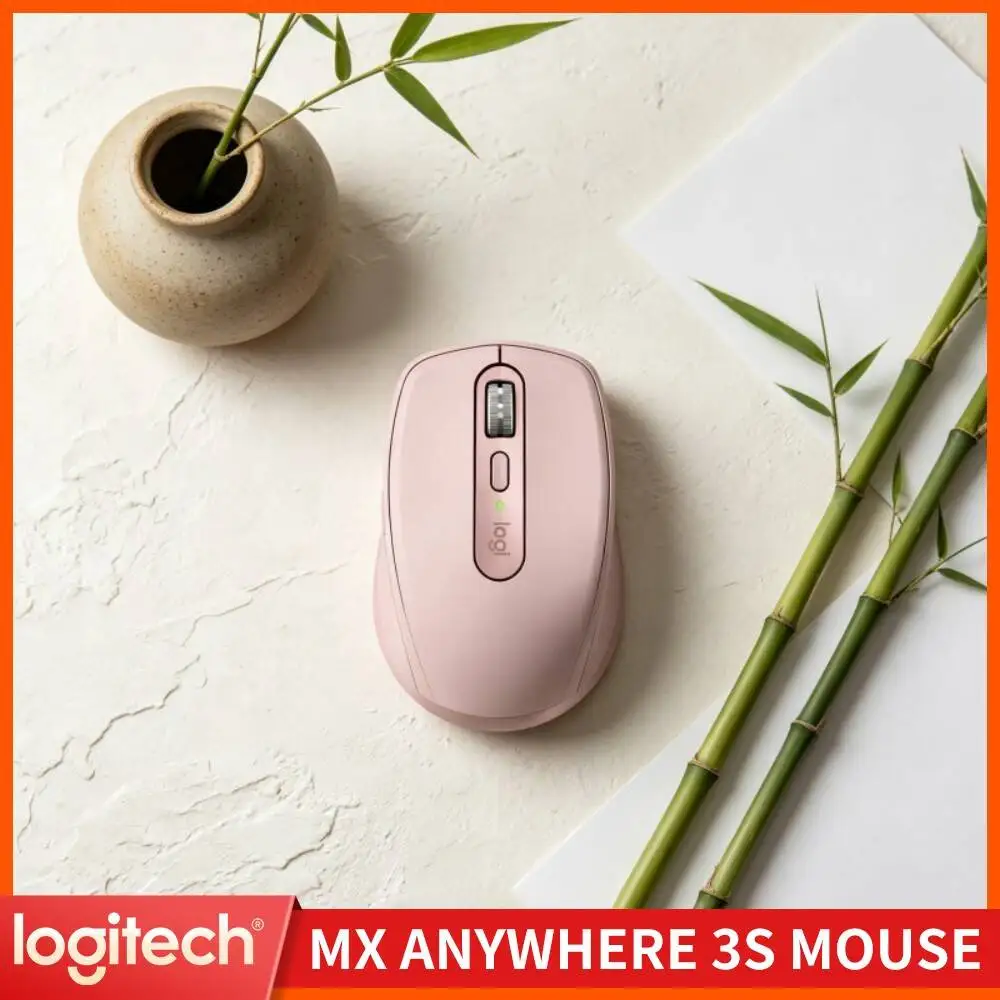 Wireless MX Anywhere 3S - 8K DPI 3-Device Bluetooth Hyper-Scroll Great for Stationery Design Team Meeting & Project Discussion