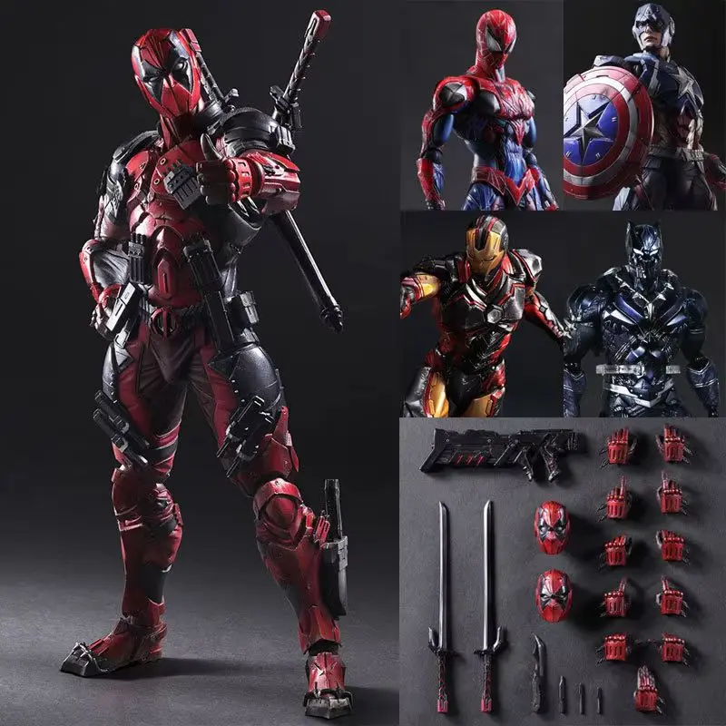 marvel-figurine-de-la-serie-pa-revamp-iron-man-spider-man-hand-avengers-servicescom-america-venom-black-panther-modele-de-jouet-fait-main-cadeau-chaud