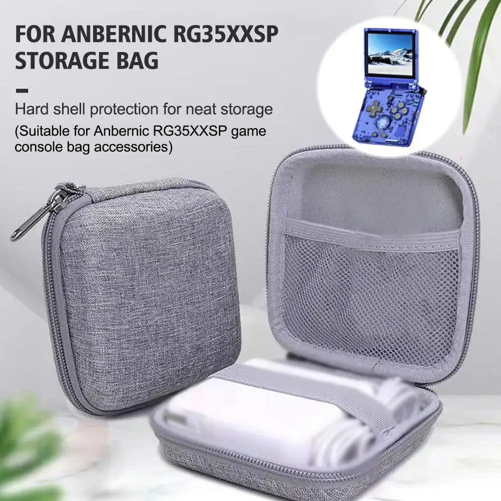 

For RG35XXSP Handheld Storage Bag For Anbernic RG35XXSP Gray Game Bag 2024 New High Quality For RG35XXSP Accessories