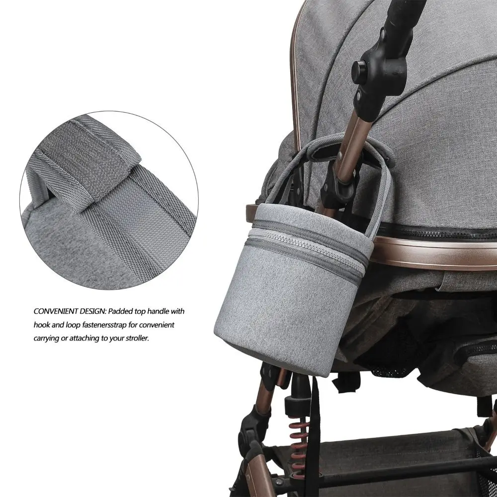 Insulation Bag Baby Feeding Milk Warmer Bottle Holder Stroller Hang Bag Mommy Clutch Bag Stroller Accessories Baby Bottle