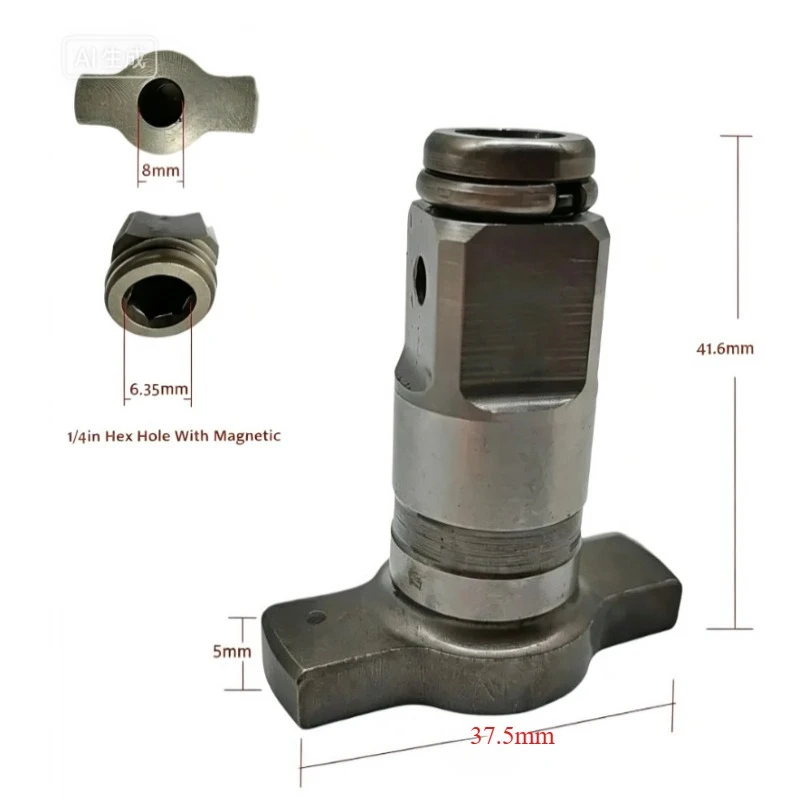 16mm Parkside Impact Wrench Spindle Anvil 1/2 Electric Wrench Head Spare Parts for Parkside Screwdriver B3 C3 D3 Performance Set