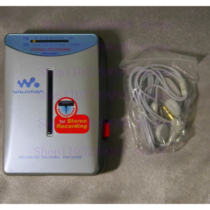 Vintage for Sony WM-GX100 Walkman Stereo Cassette Recorder Built-in FM AM Radio Portable Analog Tape Music Player For Collection