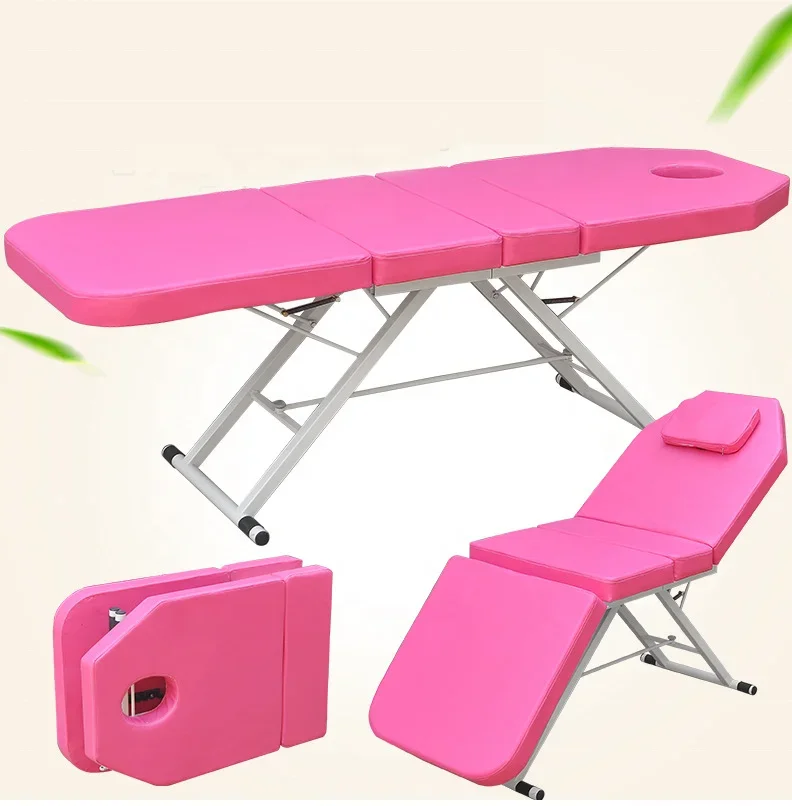 High Quality Portable Massage Bed Foldable Outpatient Massage Table for Beauty Salon Treatment Bed Spa Beauty Tattoo Bed