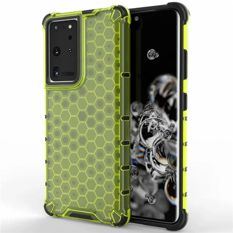 for Samsung Galaxy S22 Ultra S21 Plus 5G A53 A52S A73 A33 Case Hybrid Armor Air-bag Honeycomb Shockproof Soft Clear Cover Funda