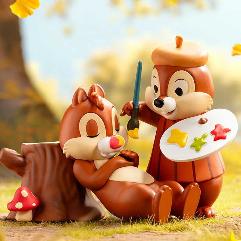 Figurine de boîte aveugle Disney Chip et Dale Brothers, bonne série, jouet Kawai, Collection de bureau, ornements décoratifs, jouet pour enfant, cadeau d'anniversaire