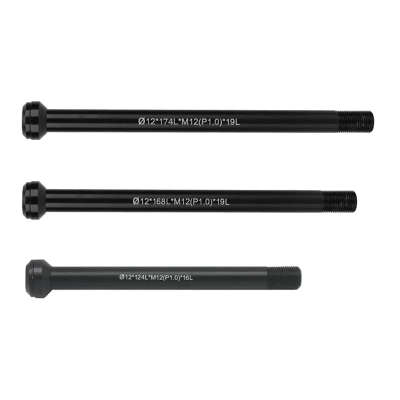 

12mm Mountain Bike Thru Axles Skewers High Strength Metal Thru Axles Replacement Bicycles Rear Wheel Thru Axles Enduring