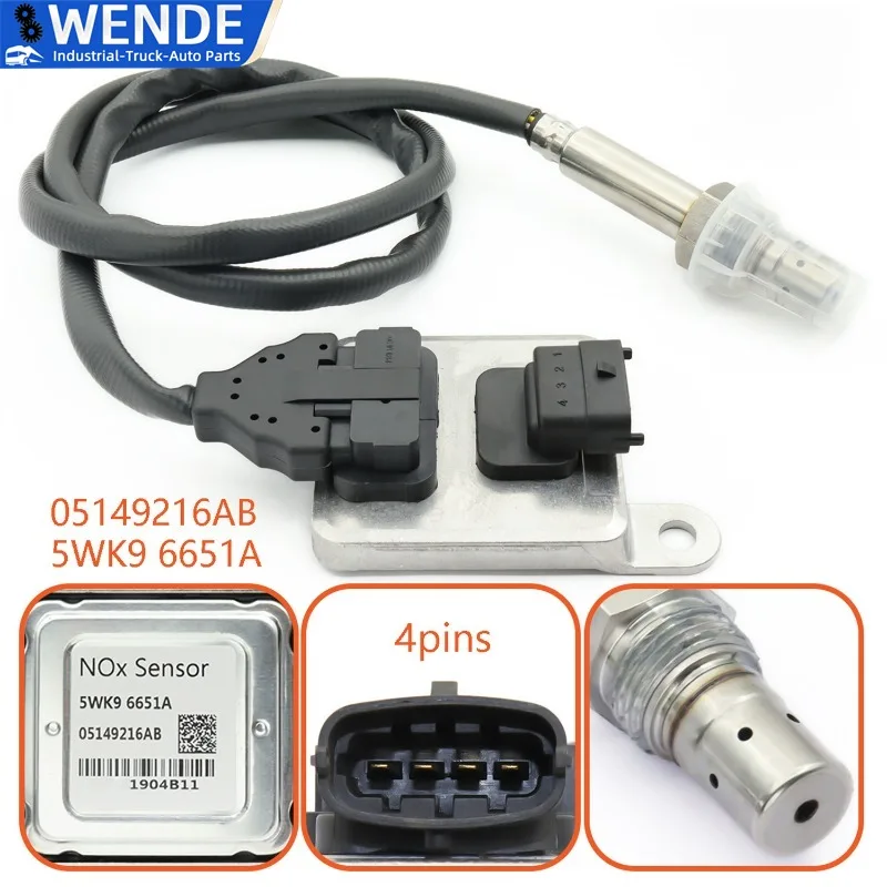 

Датчик кислорода NOX 5WK9-6651A 5149216AB 05149216AB для CHRYSLER для Dodge Ram 3500 4500 5500 5.7L 6.7L 2011 2012