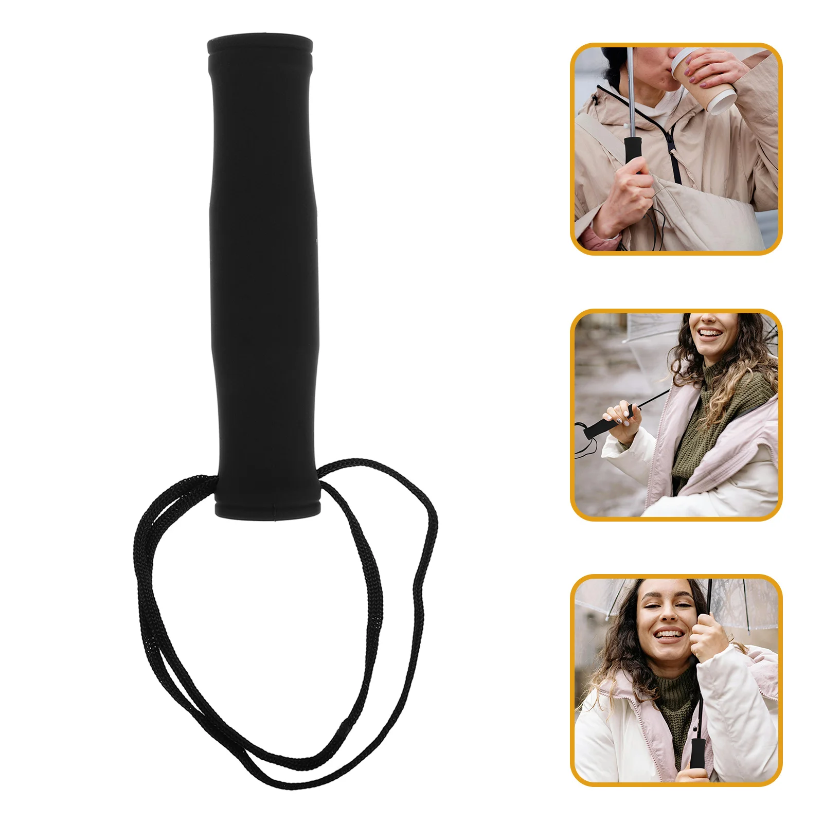 

Umbrella Handle Replacement Sturdy Plastic Grip Umbrella Accessory Ergonomic Design for Folding Uv Rain Umbrellas