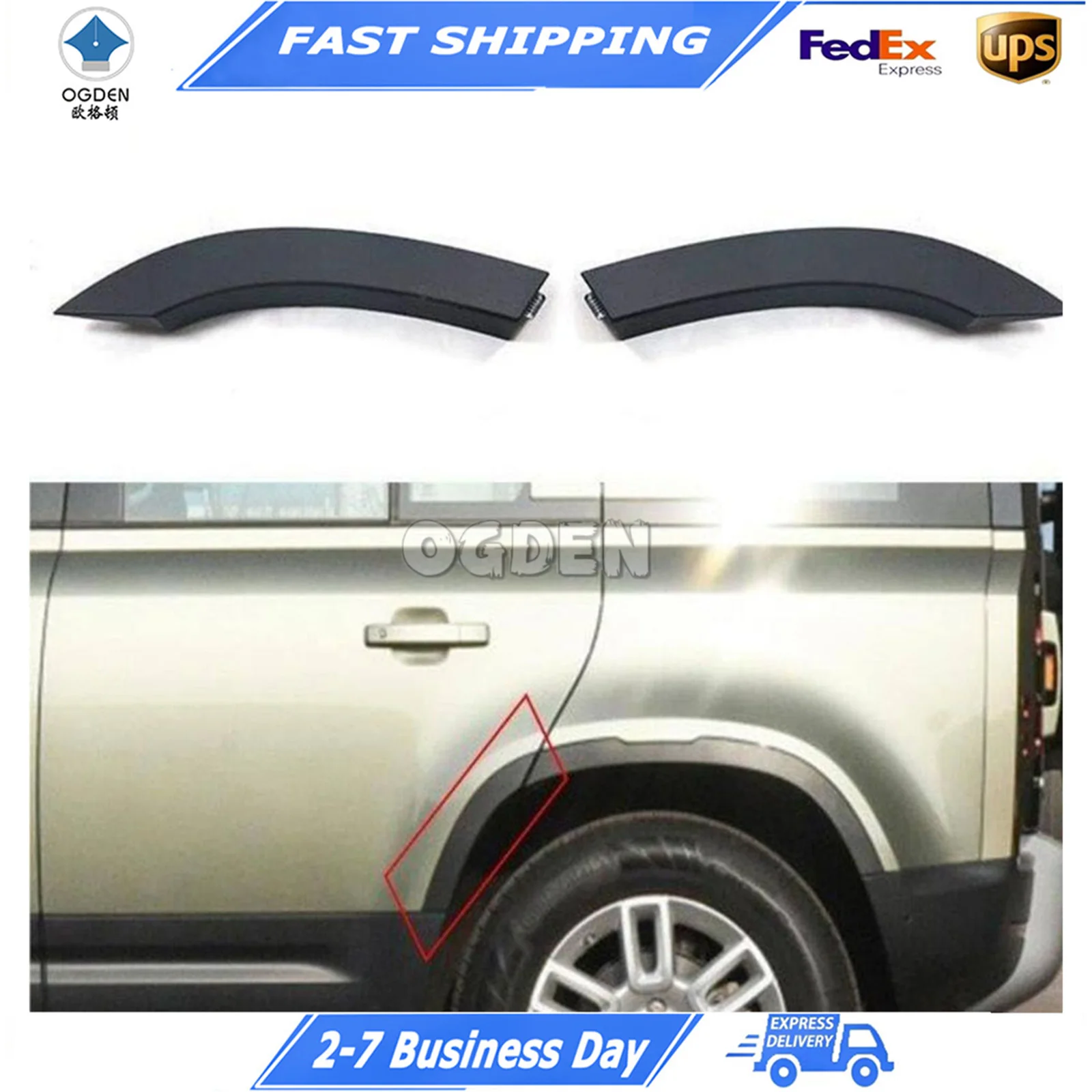 

OGDEN LR147928 LR178931 LR147930 LR178933 Подходит для Land Rover New Defender, декоративная накладка на колесную арку.