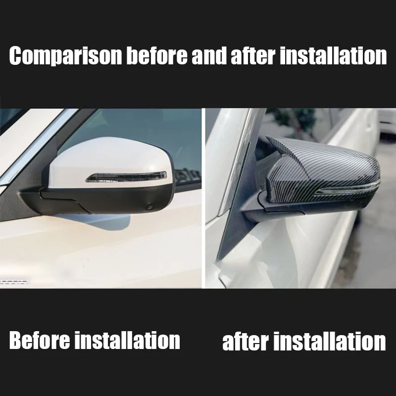 For Tenet T7 2025 2026 Reverse mirror decorative shell made of ABS material exterior modification parts pasted and installed