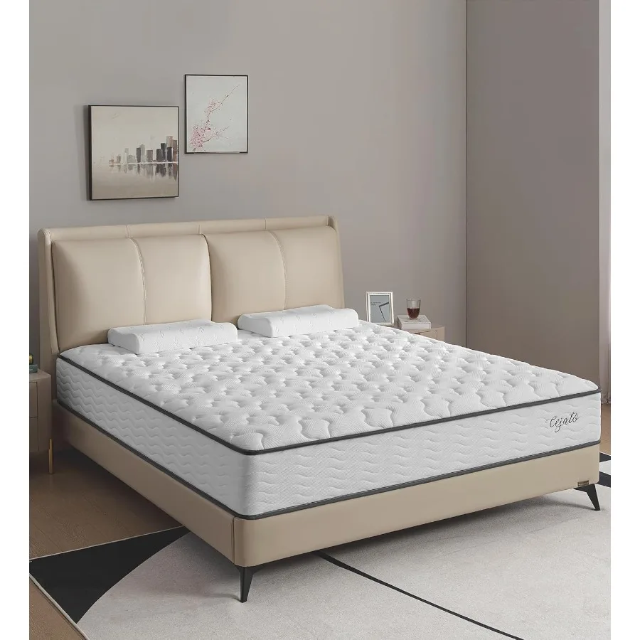 مرتبة كاملة الحجم في صندوق مرتبة هجينة مقاس 10 بوصة مع رغوة الذاكرة ونابض جيب فردي للظهر الأمثل وجوي #2