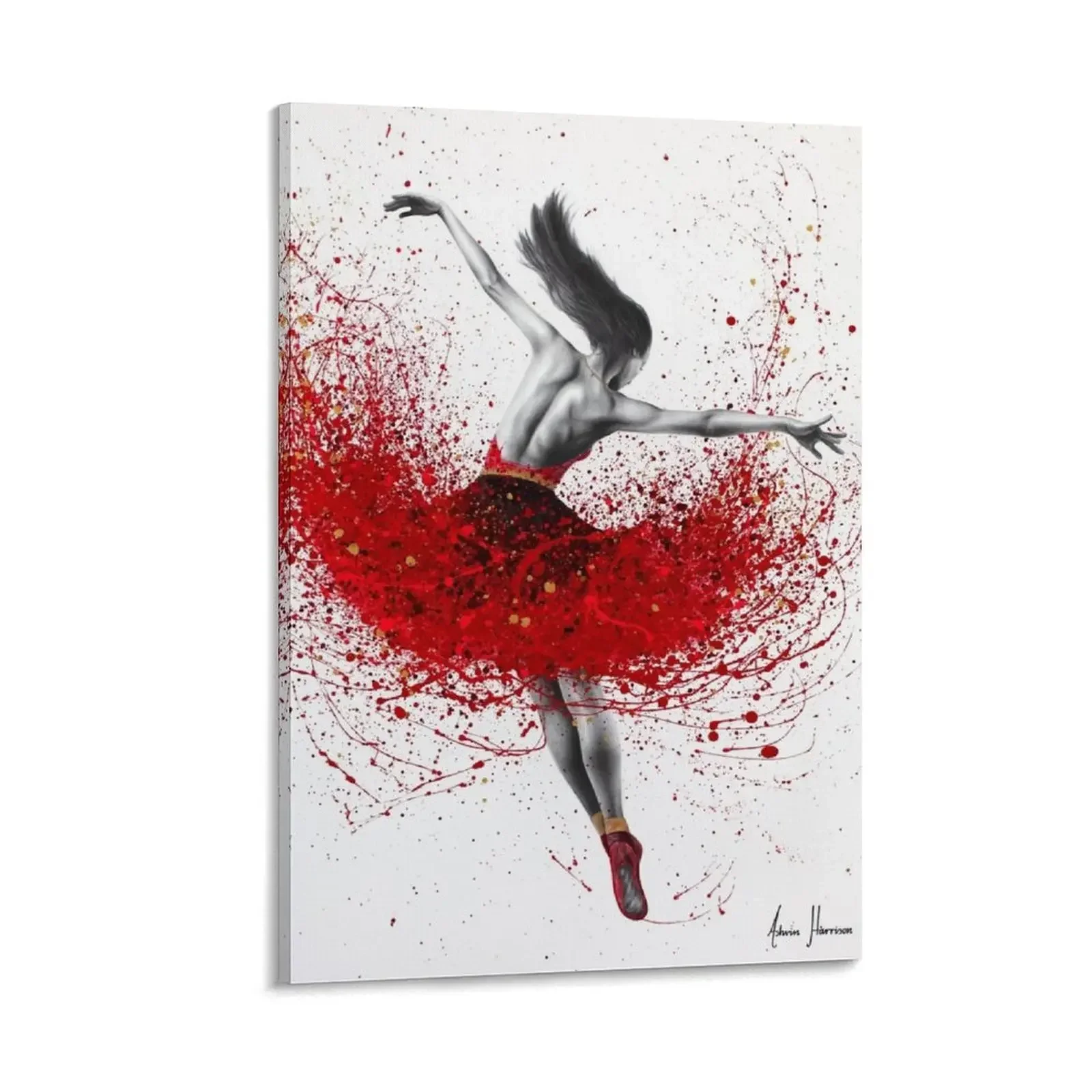 

Scarlet Sensation Dance Canvas Painting Decorative painting for bedroom room decorations for men anime figure decor