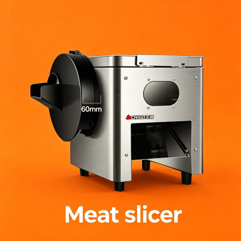 Full Automatic Stainless Steel Section Shredder for Meat Vegetables Dice Cutter Home Commercial Use Meat Product Making Machines