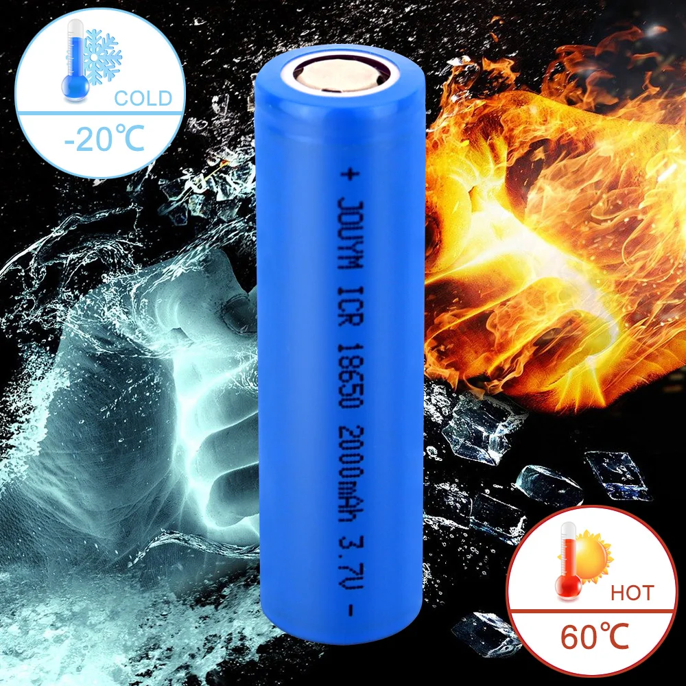 1-10 sztuk 2000MAH 3.7V 18650 akumulator baterie litowe o wysokiej wydajności ogniwo litowo-jonowe