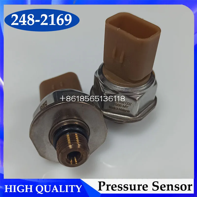 248-2169 2482169 Oil Pressure Sensor For Caterpillar Excavator CAT C7 C9 C12 C13 C15 5PP4-3