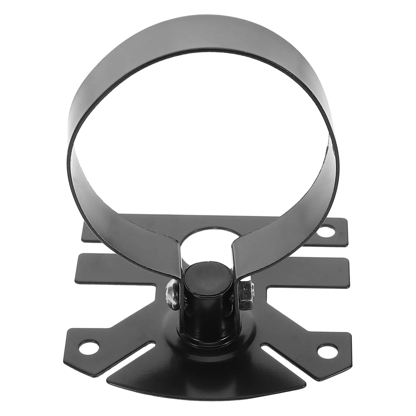 

Adjustable 52Mm Iron Holder Black Single Hole Mount Pod Car Interior Modification Swivel Meter Durable Universal Fit Dashboard