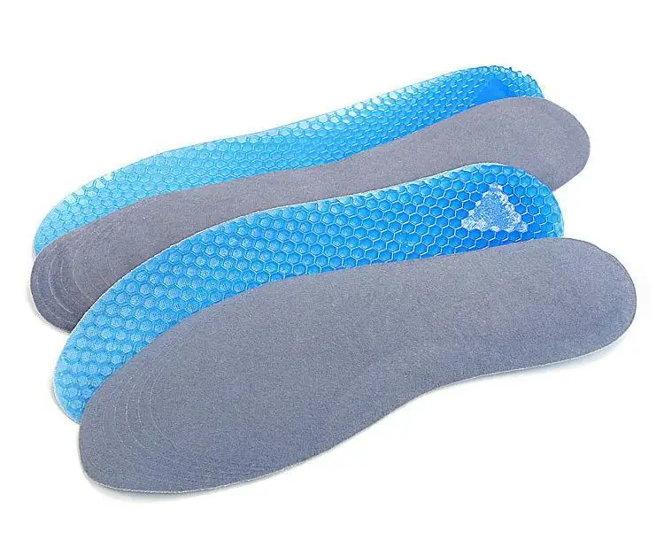 1 Paar weiche Silikon-Einlegesohlen, geeignet für Outdoor-Sportarten und zum Laufen, elastische, stoßdämpfende Sohlen, bequeme Einlegesohlen für Herren-Sneaker. – Detail 10