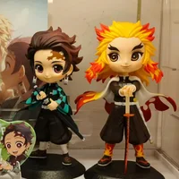 Anime Figure Demon Slayer Figures Kimetsu No Yaiba Doll Tanjiro Nezuko Zenitsu Figurine Plum Rain Series Action Figure Model Toy