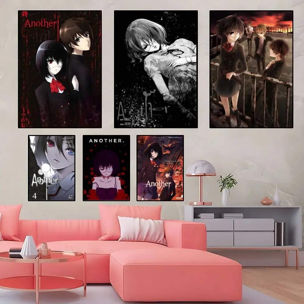 Горячая тайна ужасов аниме A-AnotherS постер настенный художественный принт искусство подходит для гостиной спальни бар гостиной украшение дома подарок Горячая тайна ужасов аниме A-AnotherS постер настенный художественный принт искусство подходит для гостиной спальни бар гостиной украшение дома подарок