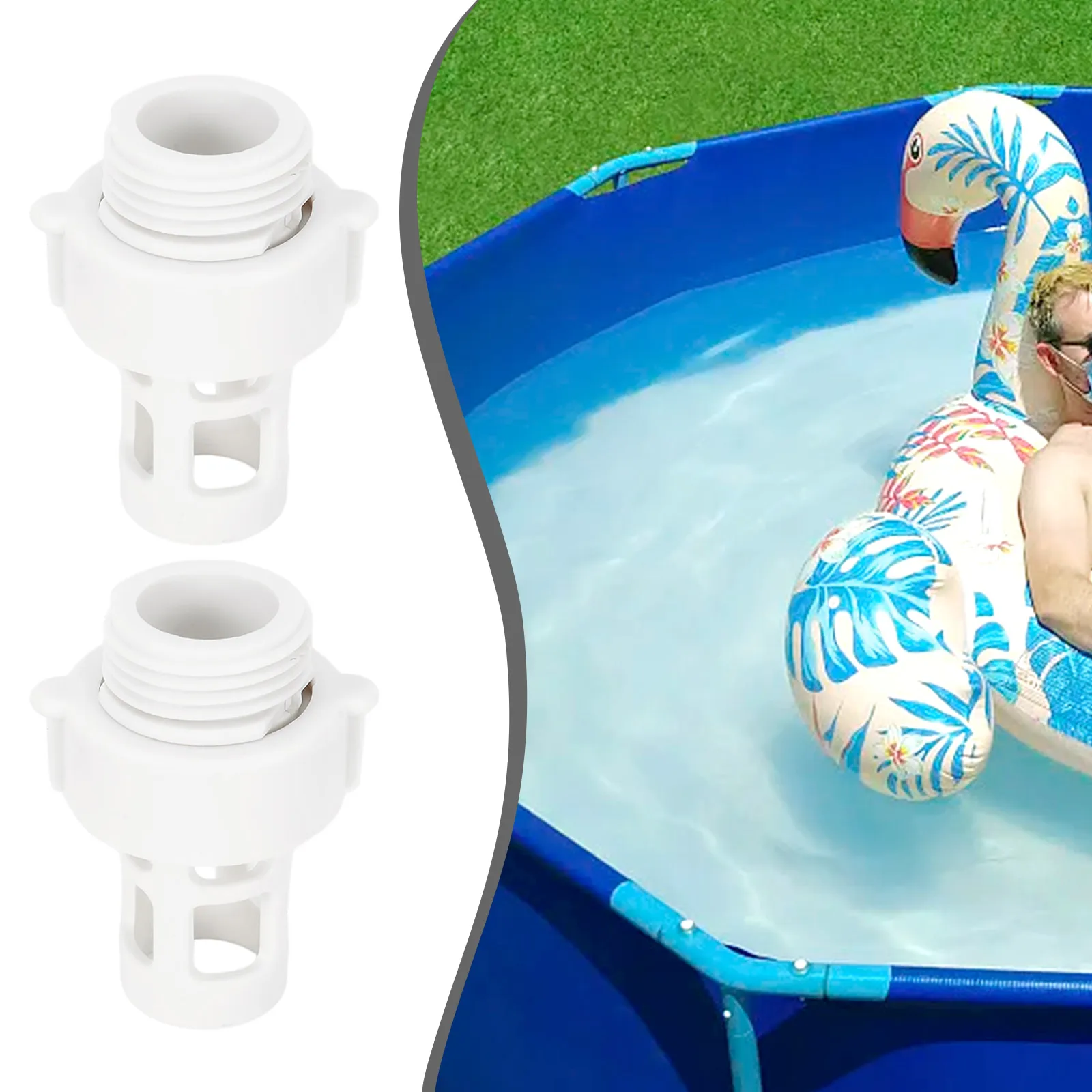 Part No 10184 For Intex Round Pool Hose Drain Connector Compatible with Standard Garden Hoses for Easy Pool Maintenance