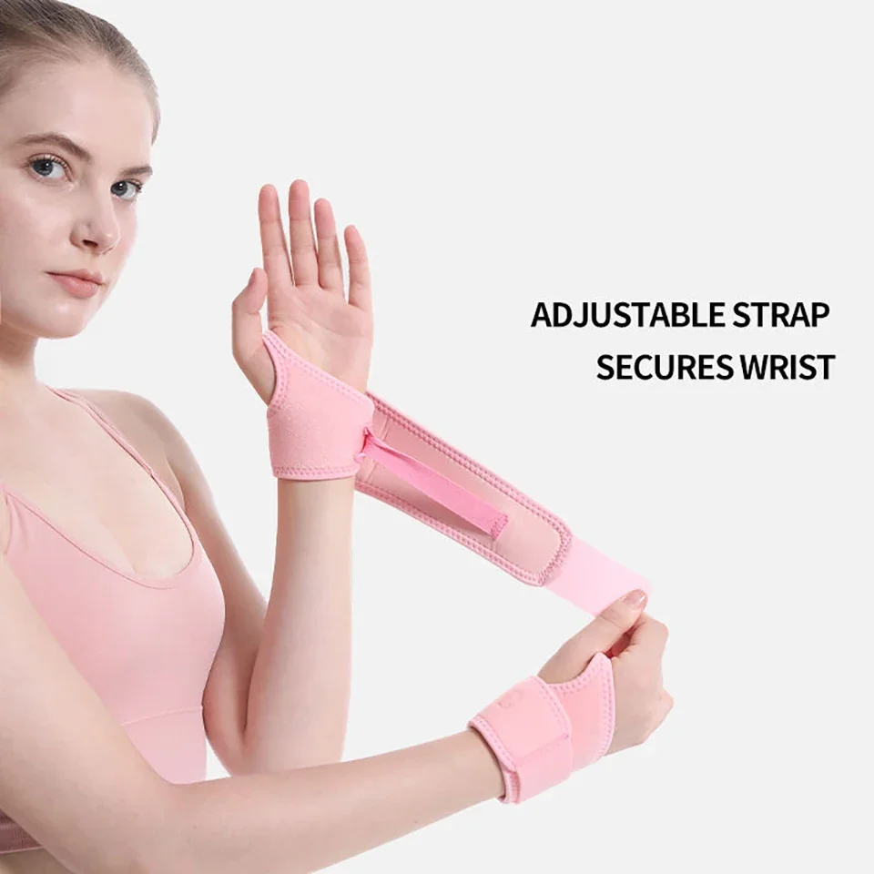 GOBYGO 1Pcs Adjustable Pressure Wrapping Wrist Dancing Guard Sports Wrist Guard Sprain Care Tendon Sheath Women Wrist Band