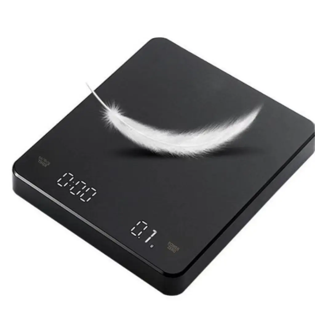 

Rechargeable Italian Hand Brewed Coffee Electronic Scale, Automatic Timing Electronic Kitchen Scale, Baking Tea Leaves